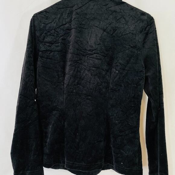 Vintage 80s Black Velvet Double-Breasted Blazer Jacket – Maggie Lawrence - Picture 10 of 14